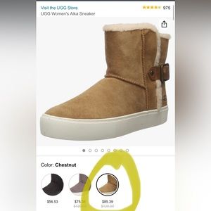 Ugg Aika chelsea boots, like new, size 8.5